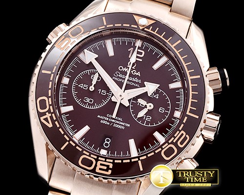 오메가 Basel 2016 POcean Chrono RG/RG Brown OS20 Quartz -OMG0489B
