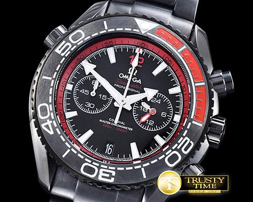 오메가 Basel 2016 POcean Chrono PVD Blk/Red OS20 Quartz -OMG0491C