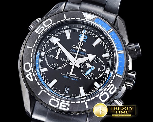 오메가 Basel 2016 POcean Chrono PVD Blk/Blue OS20 Quartz -OMG0491D