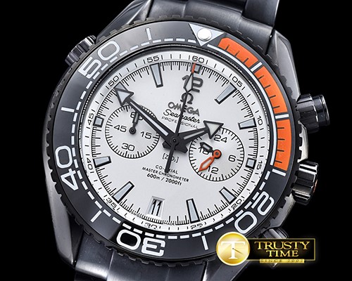 오메가 Basel 2016 POcean Chrono PVD White/Org OS20 Quartz -OMG0492B