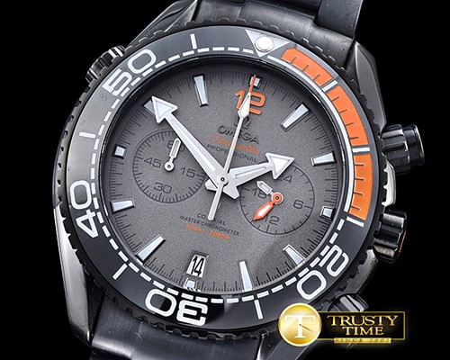 오메가 Basel 2016 POcean Chrono PVD Grey/Org OS20 Quartz -OMG0492C