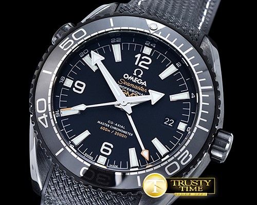 오메가 Planet Ocean Deep Black CER/RU Black BP A2836 Mod -OMG0493B