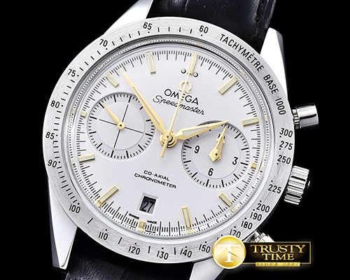 오메가 SpeedMaster '57 SS/LE Wht/Gold JHF Asia 7750 Mod 9300 -OMG0495A