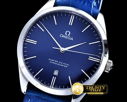 오메가 De Ville Tresor Master CoAxial SS/LE Blue Asia 2813 -OMG0497A