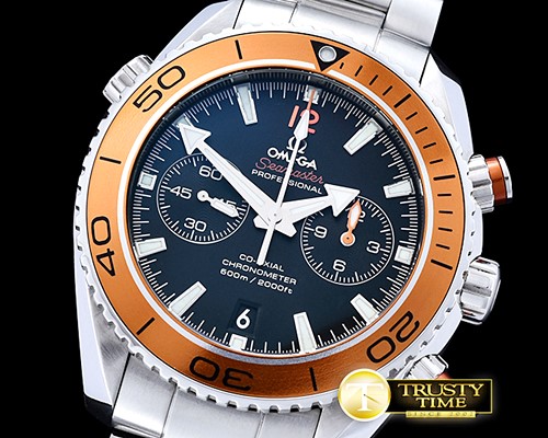 오메가 Planet Ocean 45mm Chrono SS/SS Org BP A7750 Mod9300 -OMG0499A