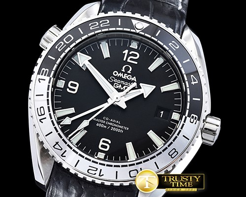 오메가 Basel 2016 POcean GMT SS/LE Black BP A2836 Mod8906 -OMG0507