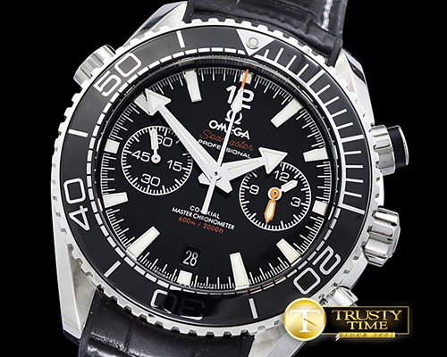 오메가 POcean Chrono Blk Bez SS/LE JHF Blk A7750 Mod9900 -OMG0510B