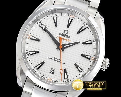 오메가 Aqua Terra 41mm SS/SS White/Black XF MY8205 Mod8900 -OMG0512