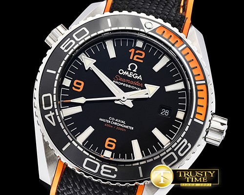 오메가 Planet Ocean 42mm Cer Bez SS/RU Black JHF A2836 Mod -OMG0516A