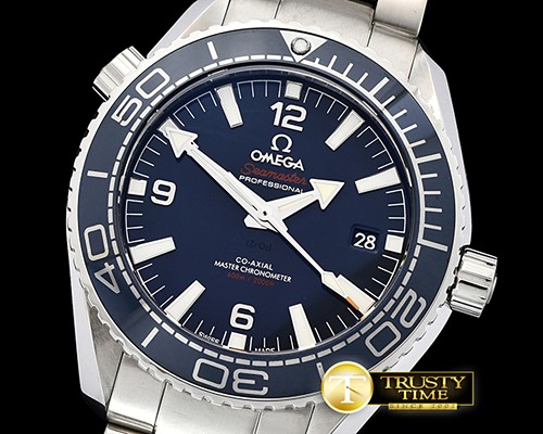 오메가 Planet Ocean 42mm Cer Bez SS/SS Blue JHF A2836 Mod -OMG0517C