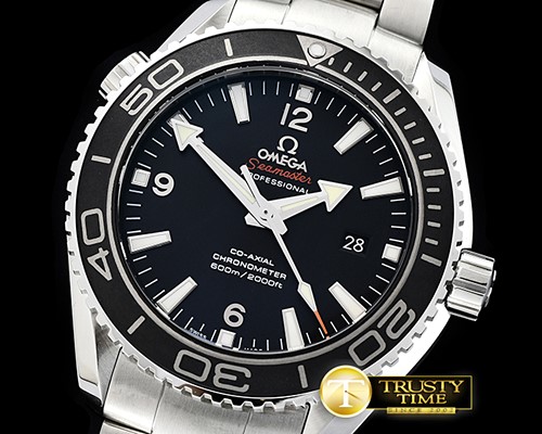 오메가 Planet Ocean 45mm Cer Bez SS/SS Black JHF A2836 Mod -OMG0531A