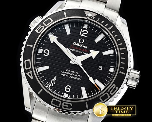 오메가 Planet Ocean 45mm Cer Bez SS/SS Blk Sky JHF A2836 Mod -OMG0531D