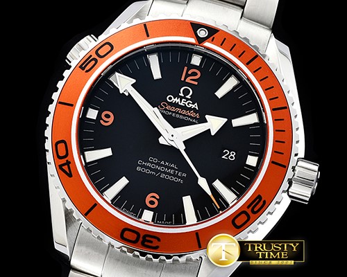 오메가 Planet Ocean 45mm Met Bez SS/SS Orange JHF A2836 Mod -OMG0531E