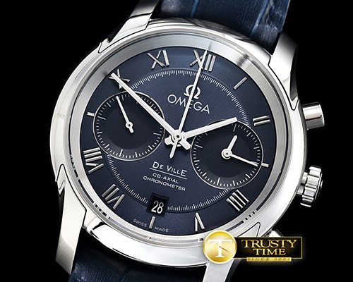 오메가 De Ville Chronograph Cal.9300 SS/LE Blue JHF A7750 -OMG0535A