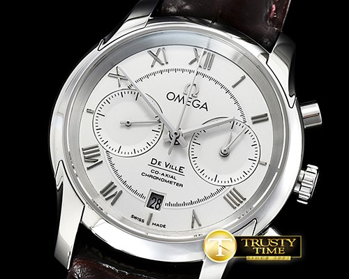 오메가 De Ville Chronograph Cal.9300 SS/LE White JHF A7750 -OMG0535B