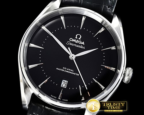 오메가 Seamaster Edizione Venezia SS/LE Black/Stk Asia 2824 -OMG0536A