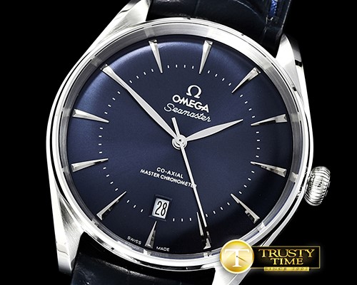 오메가 Seamaster Edizione Venezia SS/LE Blue/Stk Asia 2824 -OMG0536C