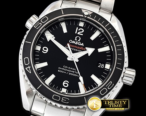 오메가 Planet Ocean 42mm Cer SS/SS Black/Stnl MKF A2836 Mod -OMG0548B