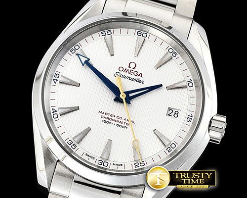 오메가 Aqua Terra 150m SS/SS White VSF Ultimate Asia 8500 -OMG0552C
