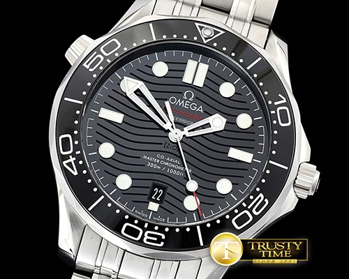 오메가 Seamaster 300m Basel 2018 SS/SS Black VSF Asia 8800 -OMG0562