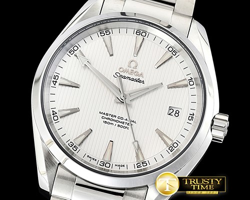 오메가 Aqua Terra 150m SS/SS Wht/Silv VSF Ultimate Asia 8500 -OMG0563C