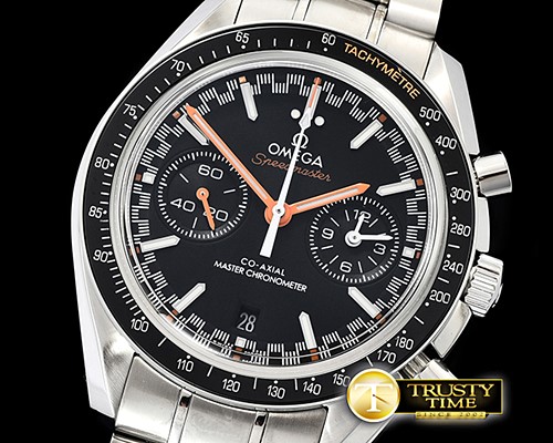 오메가 Speedmaster Moonwatch SS/SS Blk/Org OMF A7750 9900 -OMG0564C
