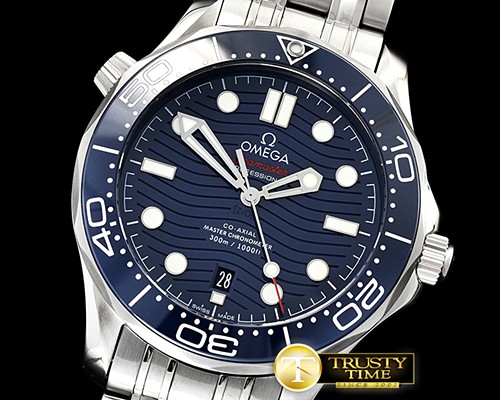 오메가 Seamaster 300m Basel 2018 SS/SS Blue VSF Asia 8800 -OMG0569