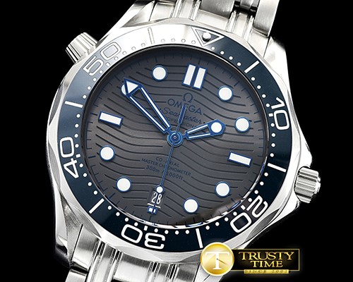 오메가 Seamaster 300m Basel 2018 SS/SS Grey Jap 24J -OMG0573A