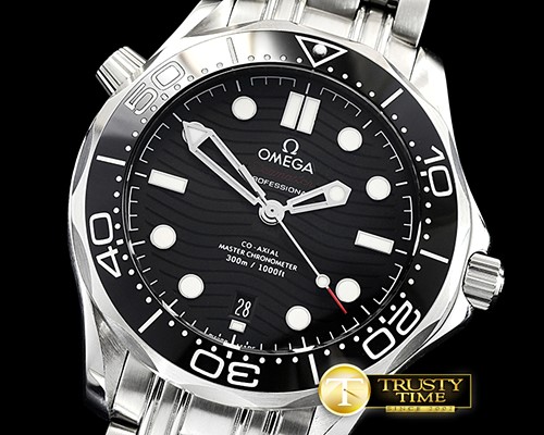 오메가 Seamaster 300m Basel 2018 SS/SS Black Jap 24J -OMG0573B