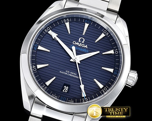 오메가 Aqua Terra 150m Master SS/SS D Blue VSF Asia 8900 -OMG0575A