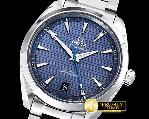 오메가 Aqua Terra 150m Master SS/SS L Blue VSF Asia 8900 -OMG0575B