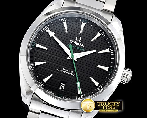 오메가 Aqua Terra 150m Master SS/SS Blk/Grn VSF Asia 8900 -OMG0576C