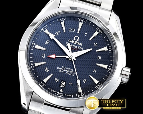 오메가 Aqua Terra 150M GMT SS/SS Blue VSF Ult V2 Asia 8605 -OMG0581B
