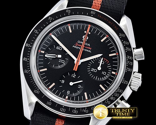 오메가 Speedy Tuesday 2 Ultraman SS/NY Blk OMF Venus 75 HW -OMG0582A