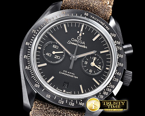 오메가 Speedmaster DSOM Vintage Black CER/NY Blk OMF A7750 -OMG0588C