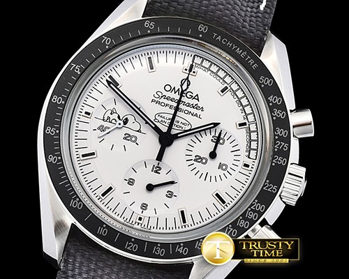 오메가 SpeedMaster Snoopy Ltd Ed SS/NY White JHF Venus 75 -OMG520B