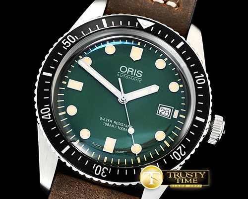 오리스 Oris Divers 7720 SS/LE Green ZZF Asia 2836 -OR016