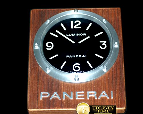 파네라이 Teakwood Clock Pam 255 Swss Quartz -PACC037