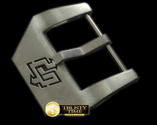 파네라이 PVD Logo Brushed Stainless Steel Buckle 26mm -PACC065