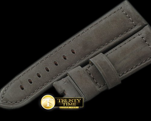 파네라이 24/22 Calf Leather Distressed Black for 44mm Pam -PACC080G