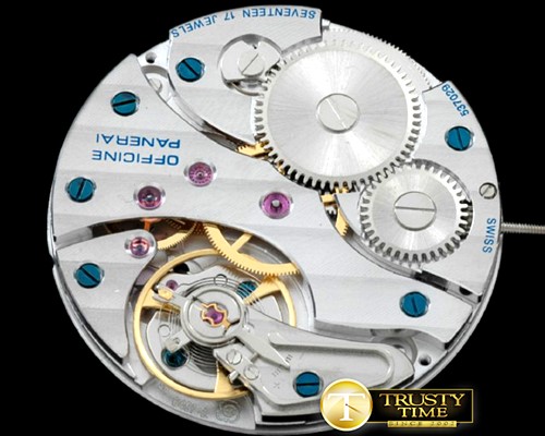 파네라이 Platinum Plated Bridges w/Incabloc Asian 6497 -PACC082