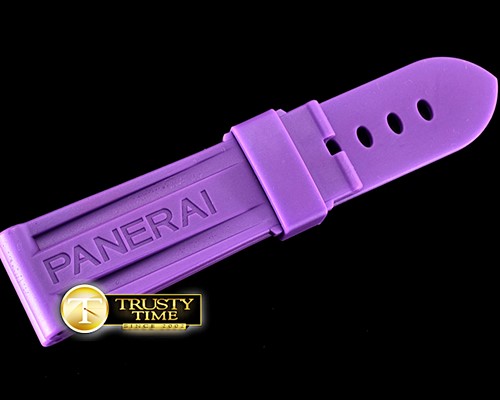 파네라이 Light Blue Rubber 24/22 For 44mm Panerai -PACC091