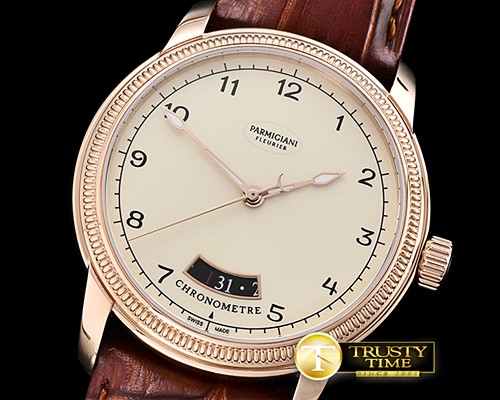 파르미지아니 PF Toric Chronometre RG/LE Cream Miyota 9015 Mod -PAR017B