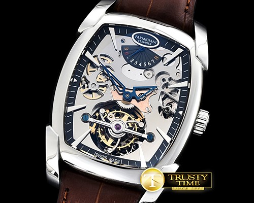파르미지아니 Kalpa Hebdomadaire Tourbillon SS/LE Wht Asia HW Tourb -PAR018C
