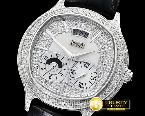 피아젯 Emperador Coussin Dual Time DIAM/SS/LE Asia Clone 850P -PIA039A