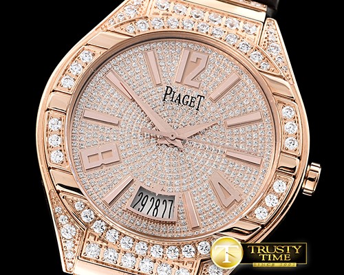 피아젯 Piaget Polo Diamonds RG/LE Diam Rose G MKF Miyota 9015 -PIA040B
