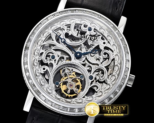 피아젯 Altiplano Skeleton Tourb Diams SS/LE Engr Tourbillon -PIA042A