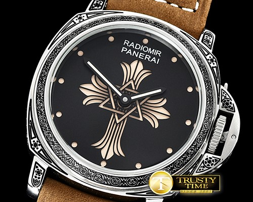 파네라이 Panerai 44mm Custom Cross SS/LE Brwn Asia 6497 -PN111CHRLE