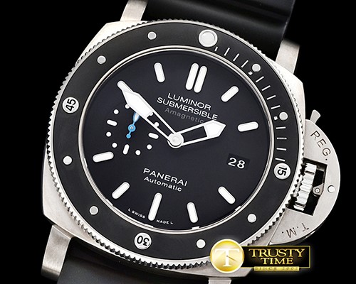 파네라이 PN1389 1950 AMagnetic TI/RU Blk XF Asia 23J P9010 -PN1389RU1