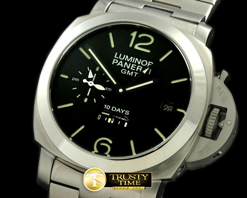 파네라이 Pam 270 1950 10 Days GMT SS/SS Black Asian 23J -PN207SS